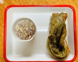 高菜と中華干しエビの炊き込みご飯作り方1写真