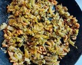 高菜と中華干しエビの炊き込みご飯作り方3写真