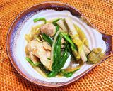 鶏ごぼうもやし鍋作り方12写真