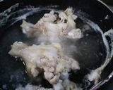 厨房ばあばぁ！鶏元&キャベツ蒸し。作り方1写真