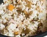 若ごぼうとツナの炊き込みご飯作り方6写真
