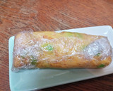 枝豆とアミエビ(桜エビ)の春色卵焼き作り方6写真
