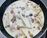 絶品‪♡のり佃煮クリームパスタ♡作り方4写真