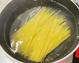 絶品‪♡のり佃煮クリームパスタ♡作り方7写真