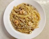 絶品‪♡のり佃煮クリームパスタ♡作り方10写真