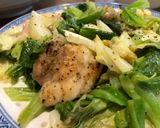 鶏肉とキャベツのガーリック炒め♪作り方9写真