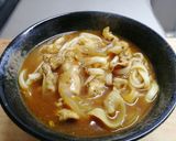 カレーうどん（豚こま肉）作り方6写真