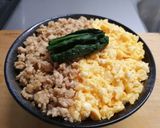 鶏そぼろ丼作り方5写真