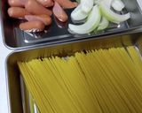 もっちり!ワンパンdeナポリタン作り方1写真