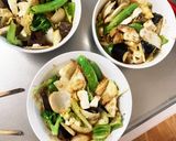 肉無豆腐簡単きな粉香味オイ炒味野菜炒め作り方16写真