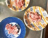 レンジ簡単コク旨きな粉照り焼き味甘酢酢豚作り方2写真