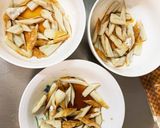肉無チクワきな粉ごま甘酢クリーミー野菜炒作り方3写真