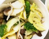 肉無チクワきな粉ごま甘酢クリーミー野菜炒作り方14写真