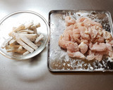 鶏胸肉とごぼうの甘辛炒め作り方3写真