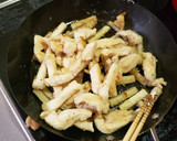 鶏胸肉とごぼうの甘辛炒め作り方6写真