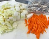野菜たっぷり味噌ラーメン風スープ作り方1写真