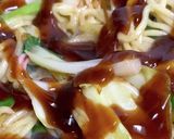 キャベツとわけぎの・イカ焼きそば作り方11写真