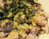 おこわアレンジ●すりごま＆海苔トッピング作り方1写真