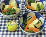小松菜と高野豆腐の含め煮作り方6写真