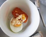 白身魚のフライとゆで卵トースト作り方1写真