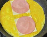 フライパンで作るハムエッグホットサンド作り方3写真