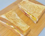 フライパンで作るハムエッグホットサンド作り方8写真