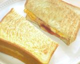 フライパンで作るハムエッグホットサンド作り方9写真