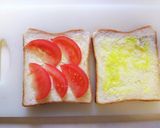 玉子とトマトのサンドイッチ作り方2写真