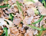 味が決まる！牛肉と長ねぎの炒め物作り方5写真