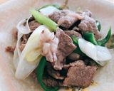 味が決まる！牛肉と長ねぎの炒め物作り方6写真