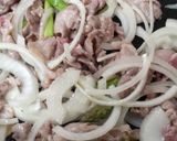 疲れも吹っ飛ぶ豚肉、アスパラ、新玉ネギで作り方4写真