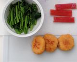 かさ増し。市販の卵サンドでわんぱくサンド作り方1写真