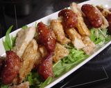 酒の肴☆長芋とウィンナー揚げ作り方3写真