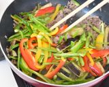 チンジャオロース風うどん作り方5写真