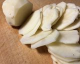 米粉でもちもちクリームのポテトグラタン作り方1写真