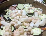 卓上コンロでパエリア。作り方1写真