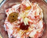 ご飯が進む♡豚バラキャベツの香味蒸し♪作り方1写真