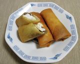 麻婆白子春巻き作り方6写真