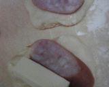 オーブンなし☆ワッフルパンで焼く総菜パン作り方3写真