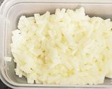 小松菜のかき玉うどん　離乳食冷凍ストック作り方3写真