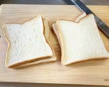 ピザソースとチーズ♪コロッケホットサンド作り方1写真
