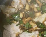 簡単　ネギ醤油豚丼作り方2写真