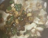 簡単　ネギ醤油豚丼作り方8写真