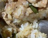 簡単　ネギ醤油豚丼作り方7写真