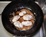 大粒牡蠣の卵とじ丼作り方5写真