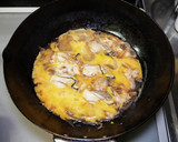 大粒牡蠣の卵とじ丼作り方7写真