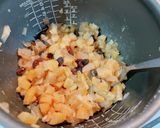 ☆米粉りんご薩摩芋レーズンで鉄板ケーキ☆作り方3写真