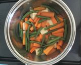 高野豆腐と野菜の炊き合わせ作り方6写真