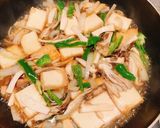 麺つゆでお手軽♪厚揚げの卵とじ♪作り方3写真