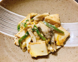 麺つゆでお手軽♪厚揚げの卵とじ♪作り方5写真